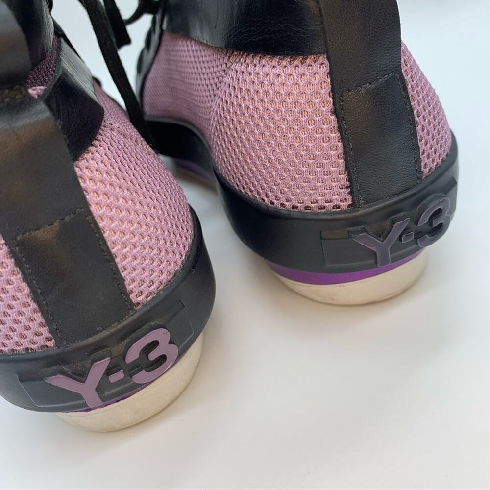 Yohji Yamamoto x Adidas Womens Y-3 High Top Mesh/Suede Point Toe Sneakers Size 6 - Picture 10 of 14